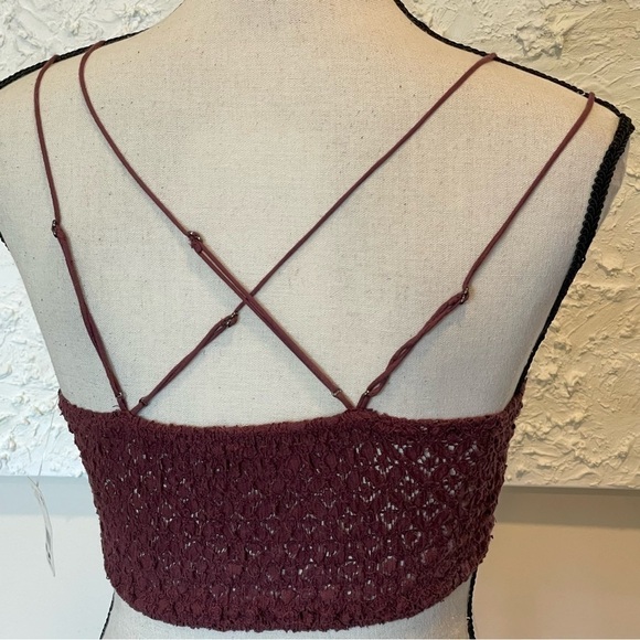 FREE PEOPLE Adella Lace Bralette In Double Dare size S NWT. - Picture 5 of 9